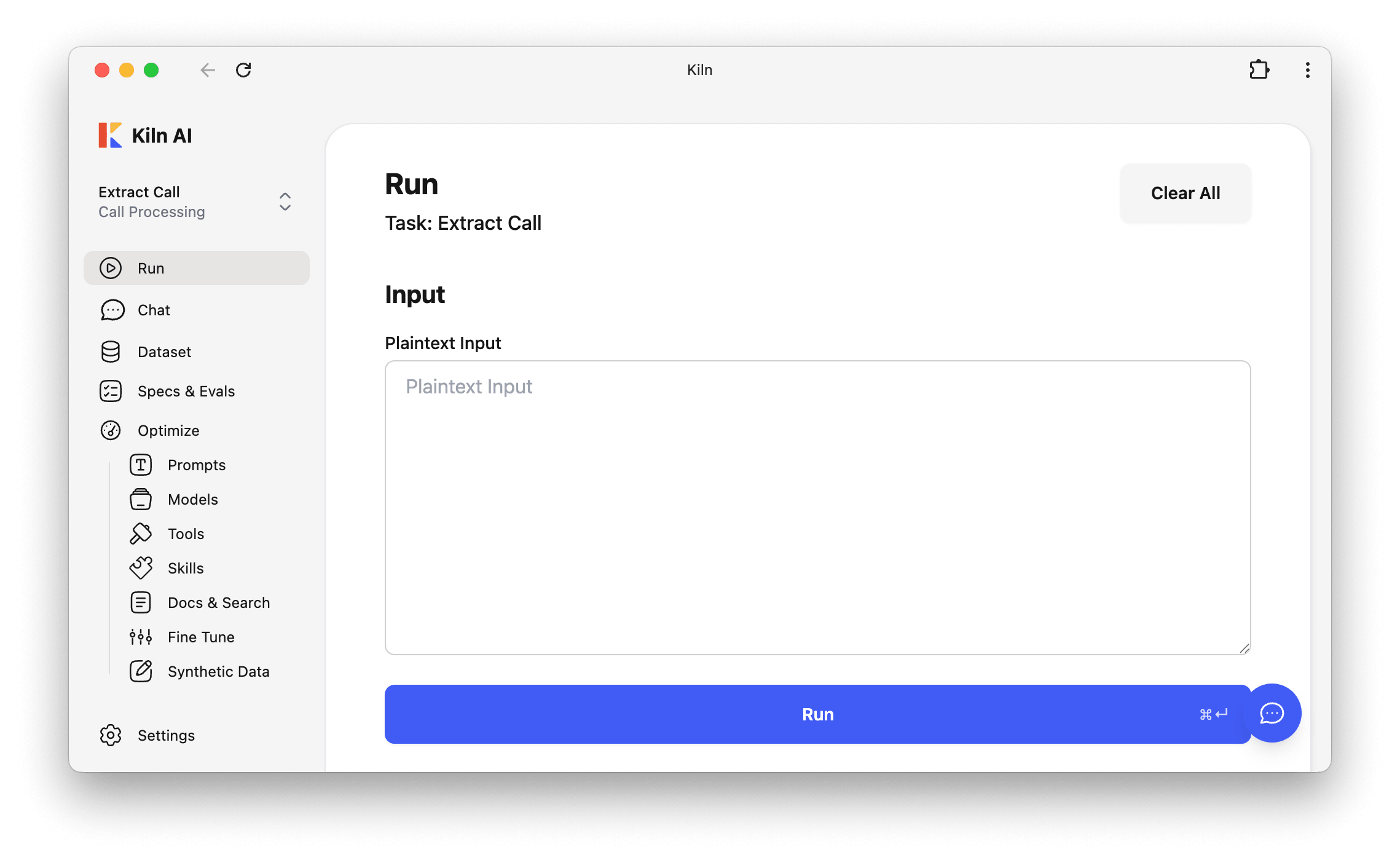 Kiln desktop app on Mac, Windows, and Linux